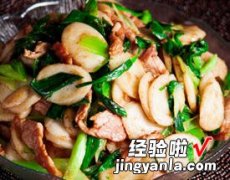 大蒜肉丝炒年糕