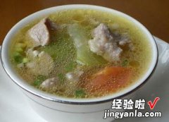 丝瓜肉片汤