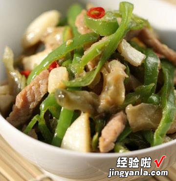 青椒榨菜肉丝