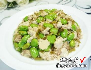 毛豆杂炒豆腐