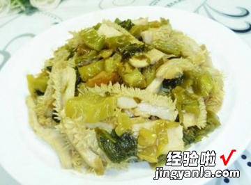 酸菜炒牛肚