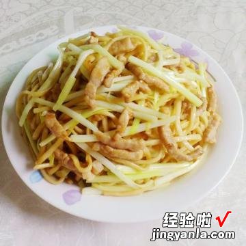 韭黄肉丝炒面