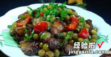 豆子炒五花肉