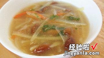 土豆丝滑子菇汤