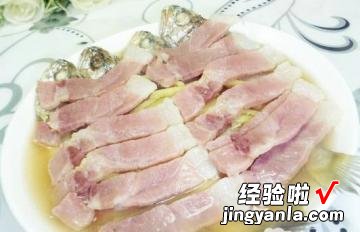 咸肉蒸小黄鱼