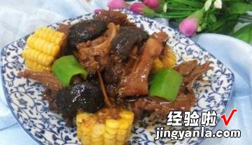 玉米炖鸭肉