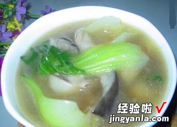 油菜蘑菇汤