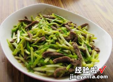 韭黄炒牛肉丝