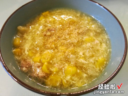 粟米鱼肚肉碎羹