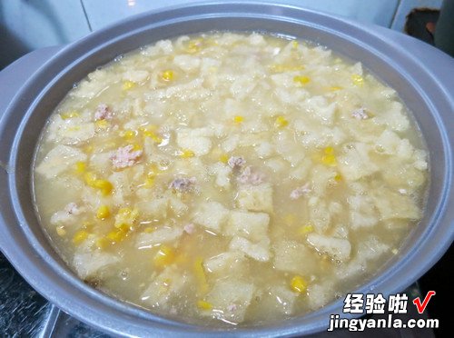 粟米鱼肚肉碎羹