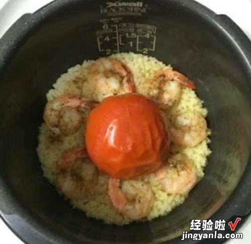 整个番茄饭奶油鲜虾版