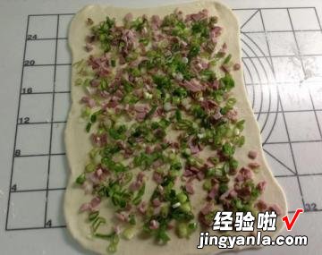 火腿葱抓饼