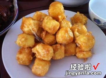 拔丝奶豆腐