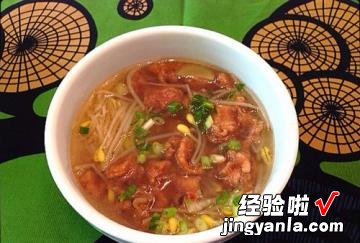 豆芽滑肉汤