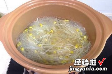 豆芽滑肉汤