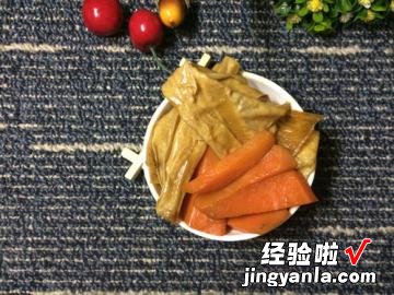 胡萝卜炒腐竹