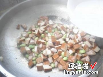 毛豆炒豆干