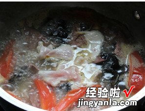 番茄肉片猪肝汤