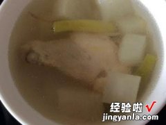 白萝卜鸡汤