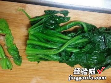 凉拌菠菜豆腐