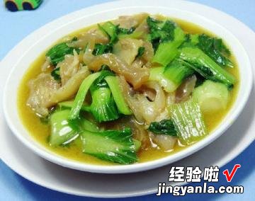 咖喱牛筋炒青菜