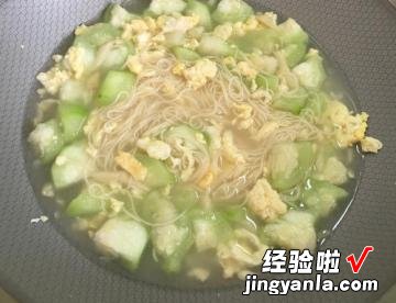 鸡蛋丝瓜面线