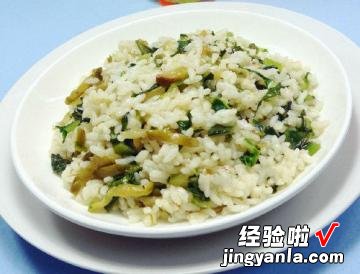 榨菜丝油麦菜炒饭