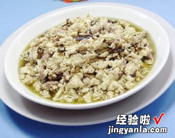橄榄菜猪肉末炒豆腐