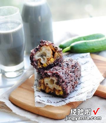 紫米粢饭团