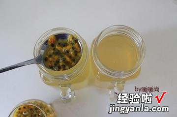 青柠百香果蜜饮