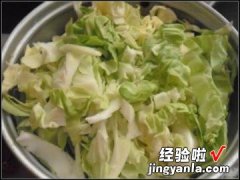 包菜炒鸡蛋