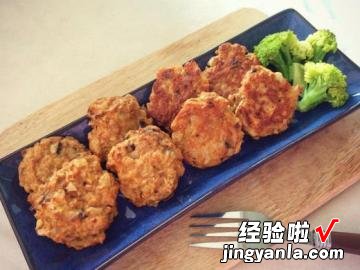 简单易做低卡鸡肉饼