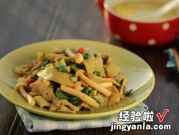 三鲜炒豆丝