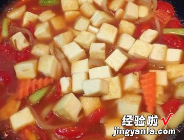 茄汁虾仁豆腐盖饭