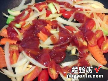 茄汁虾仁豆腐盖饭