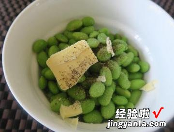 奶油鸿禧菇毛豆微波炉版