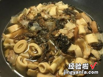 卤梅干菜桂竹笋