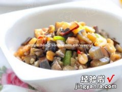 蒜香茄子炒尖椒