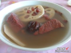 红豆莲藕牛肉汤