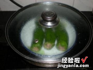 蒸的青椒酿肉家常做法