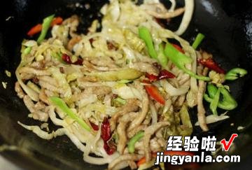 泡菜炒肉丝