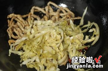 泡菜炒肉丝