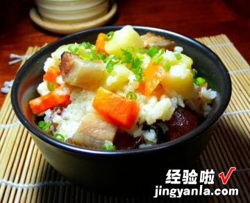 腊肉土豆焖饭电饭煲