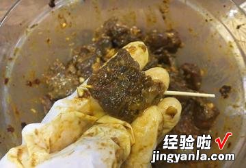 烤箱烤牛肉牙签肉