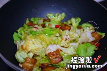 圆白菜炒五花肉