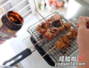 上班族便当：烤鸡肉串