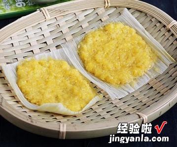 鲜玉米蒸饼