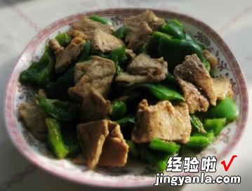 肉片炒圆椒