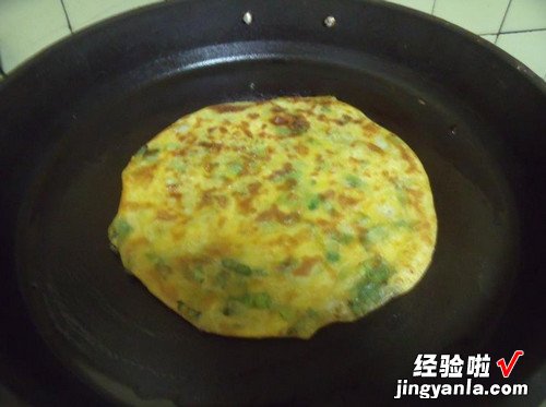 金黄葱油饼