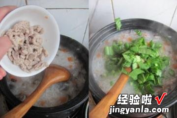 杂蔬瘦肉粥